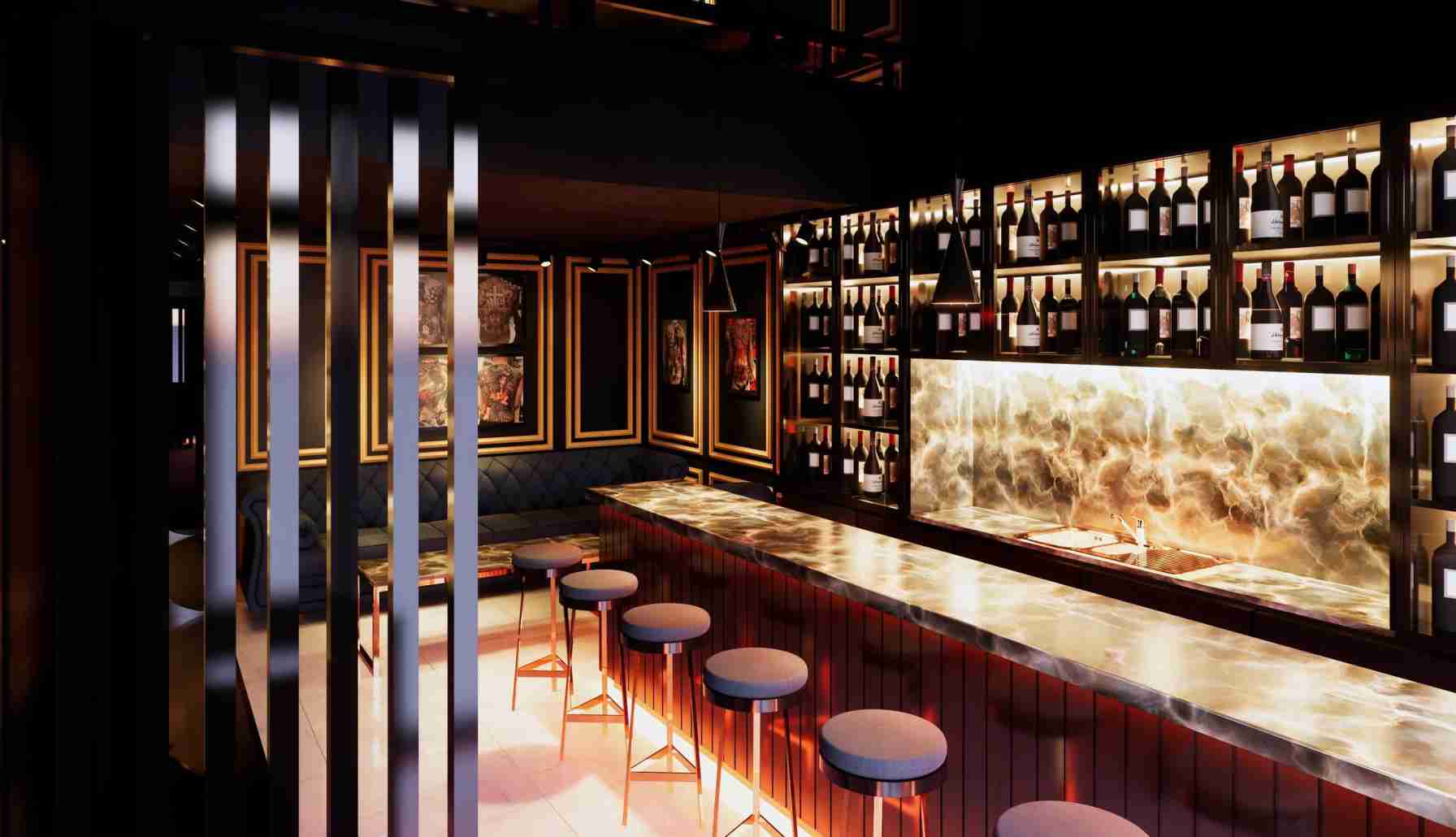 Waiting lounge with premium amenities
